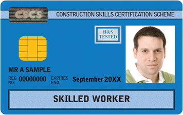 Blue Skilled Worker Card